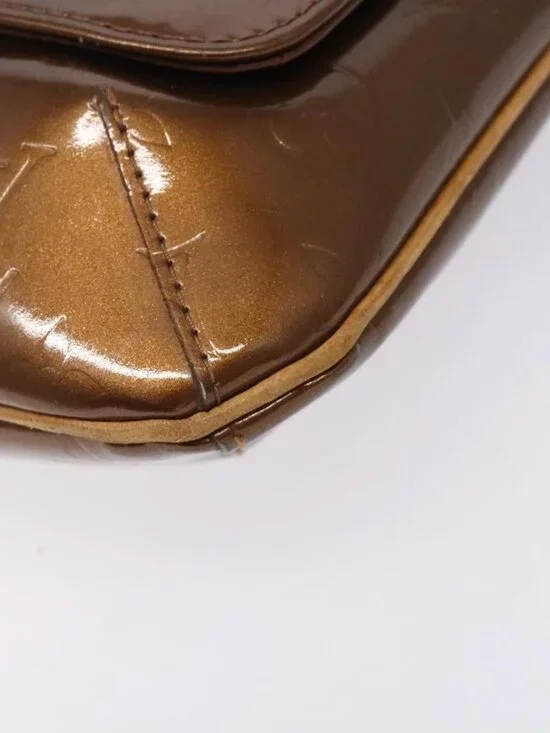 Authentic LOUIS VUITTON Monogram Vernis Thompson Street Bag Bronze M91124 LV - Picture 7 of 16